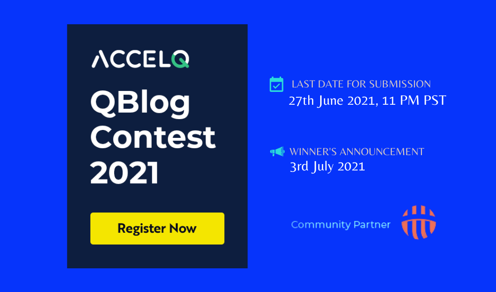 ACCELQ Platform announces QBlog Contest 2021