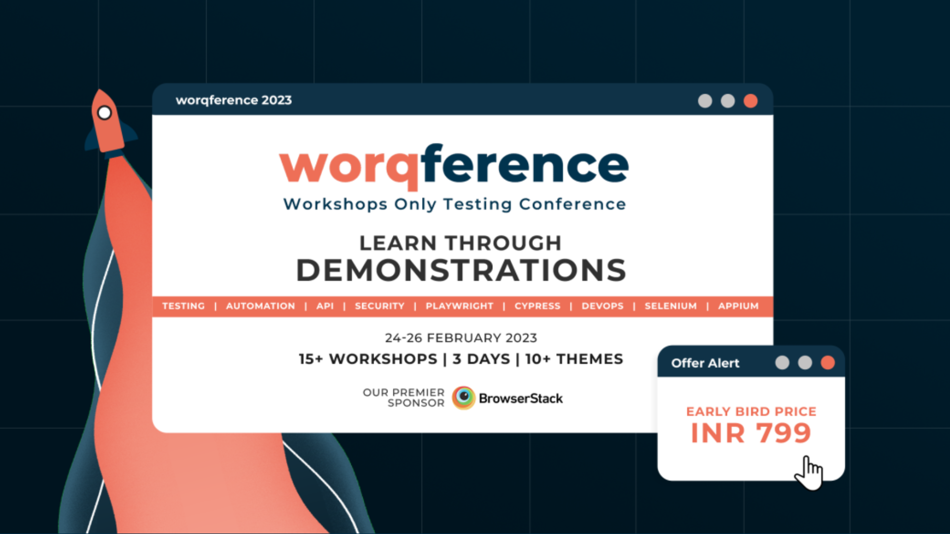 Worqference 2023: A Workshops only Testing Conference by The Test Tribe